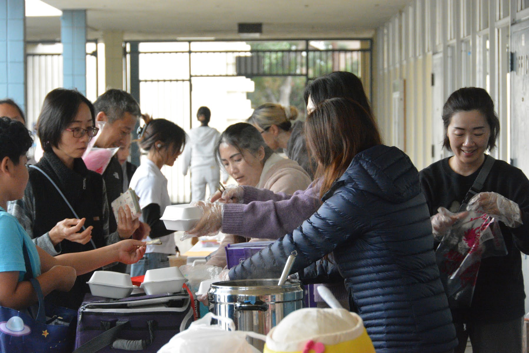 Families enjoying the Food Festival